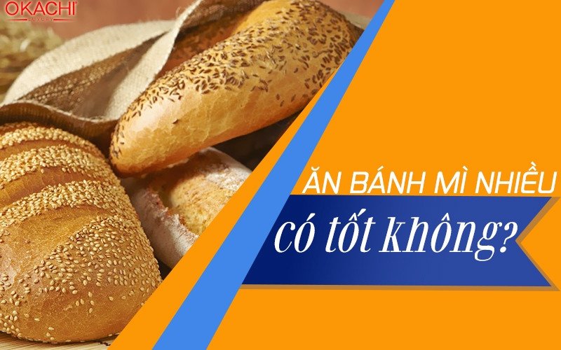 Những lát bánh mì xếp chồng biểu thị việc ăn quá nhiều.