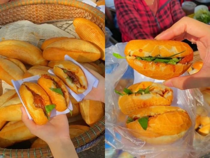 Những ổ bánh mì Chuột nhỏ xinh, nhân nem chả Huế đậm đà, gợi nhớ bánh mì bé na độc đáo