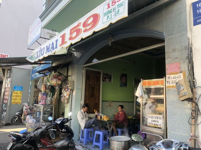 Những viên xíu mại chắc thịt, đậm đà được hấp nóng tại Điểm Tâm 159, điểm tâm ngon ở quận 8