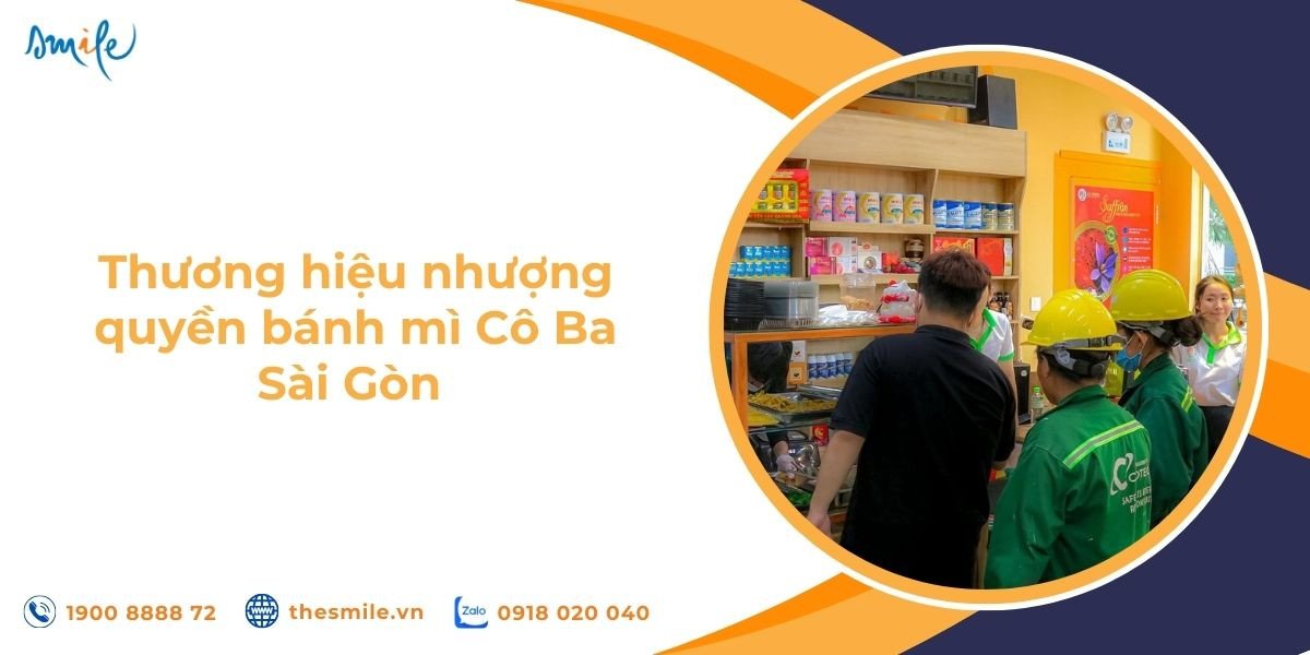nhượng quyền bánh mì cô ba sài gòn