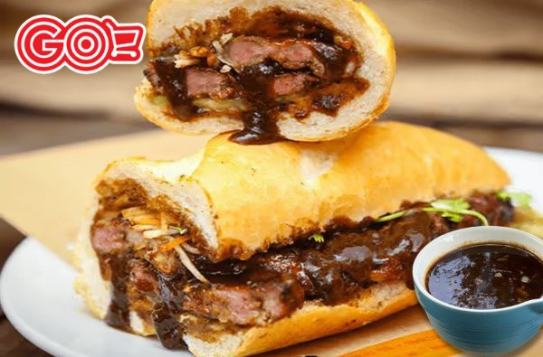 Nước sốt chấm bánh mì thịt nướng sánh mịn, thơm lừng