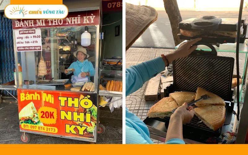 Ổ bánh mì Thổ Nhĩ Kỳ giá rẻ nhưng đầy đặn, phù hợp với học sinh sinh viên tại Vũng Tàu.