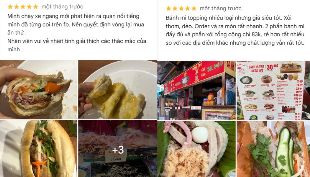 Phản hồi tích cực về Bánh mì Tăng