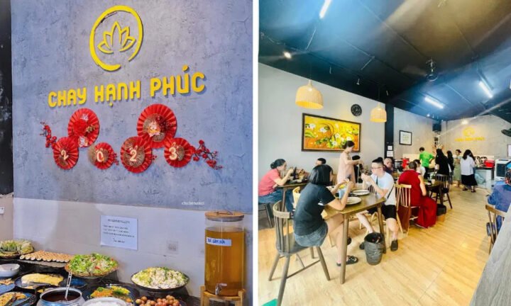 Quán Buffet chay Hạnh Phúc