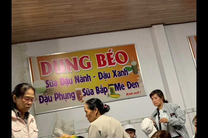 Quán Sữa Đậu Nành Dung Béo với nhiều loại đồ uống hấp dẫn