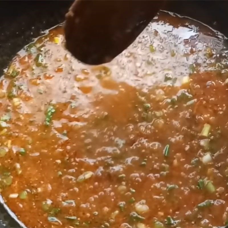 Quy trình làm nước sốt bánh mì Bình Định