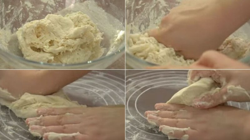 Quy trình nhào bột làm bánh mì Hà Nội nhân dừa