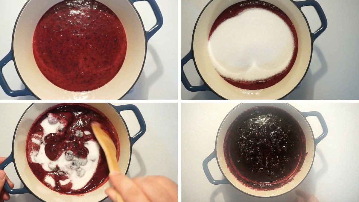 Quy trình sên mứt nho nguyên chất sánh mịn để phết bánh mì