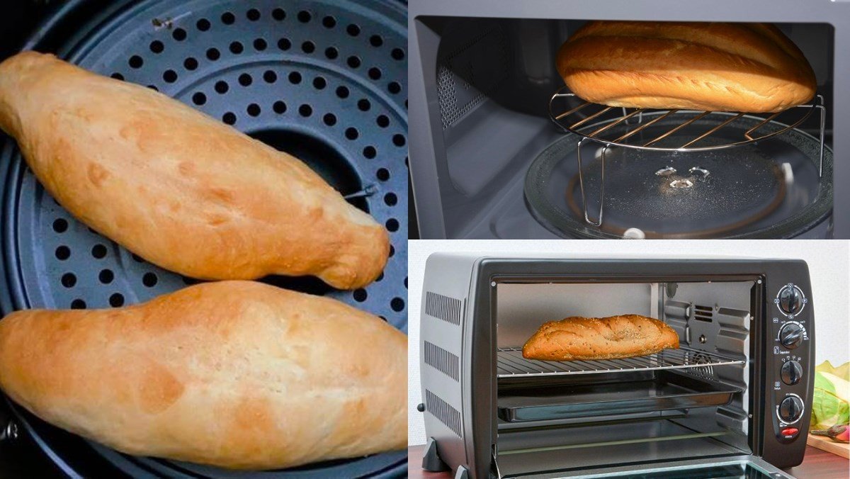 Sơ chế và hâm nóng bánh mì tại nhà