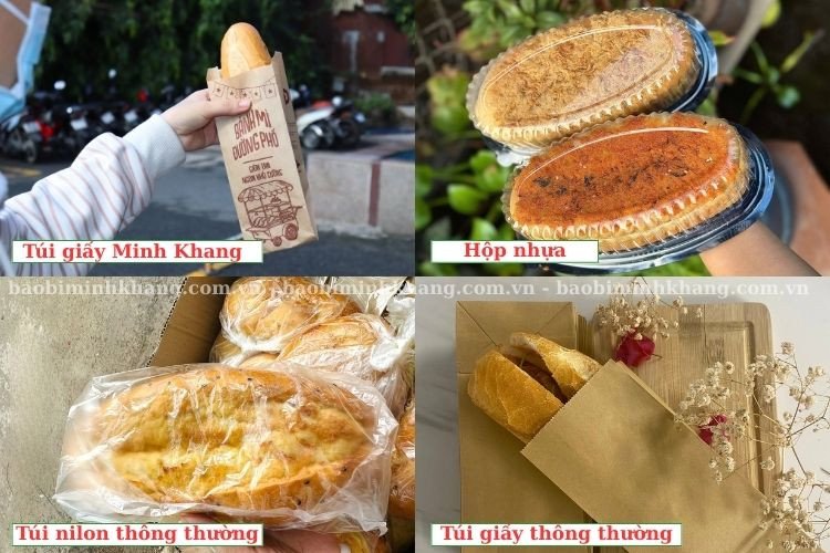 So sánh hiệu quả của túi giấy bánh mì với các loại bao bì khác