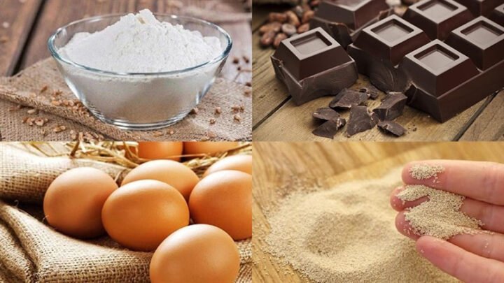 Socola đen chất lượng làm nhân bánh mì socola chảy