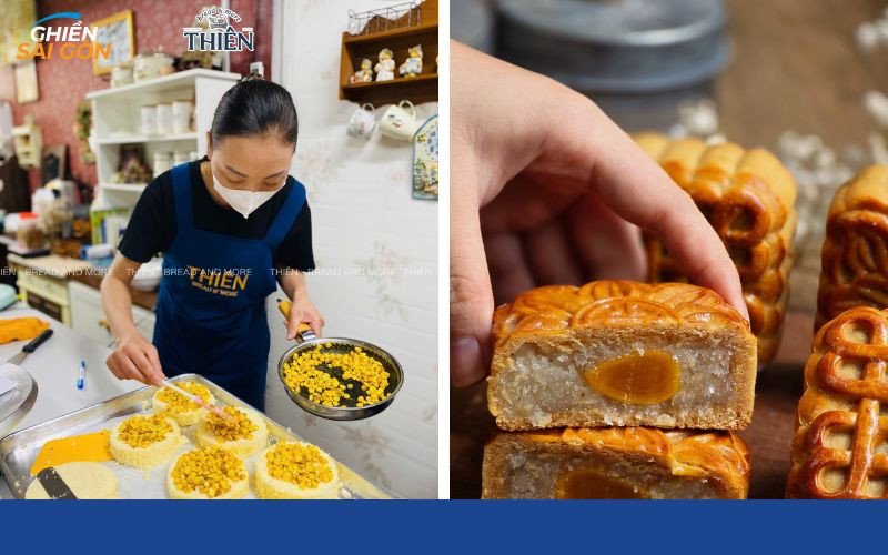 Sự kết hợp hoàn hảo của vỏ bánh giòn và nhân đầy đặn ở bánh mì Thủ Đức