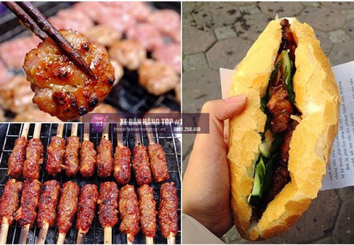 Tạo hình thịt nướng đa dạng, hấp dẫn cho món bánh mì thịt nướng