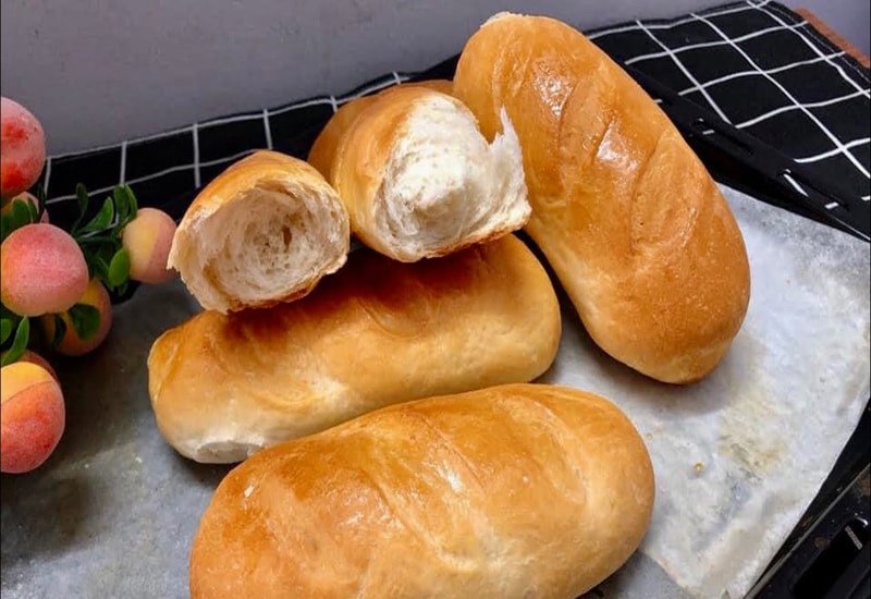 Thành phẩm bánh mì không men