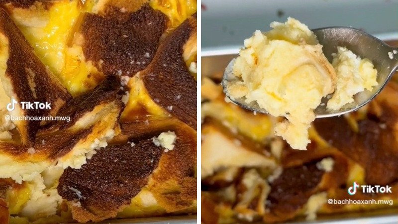 Thành phẩm bánh mì nướng sữa thơm ngon