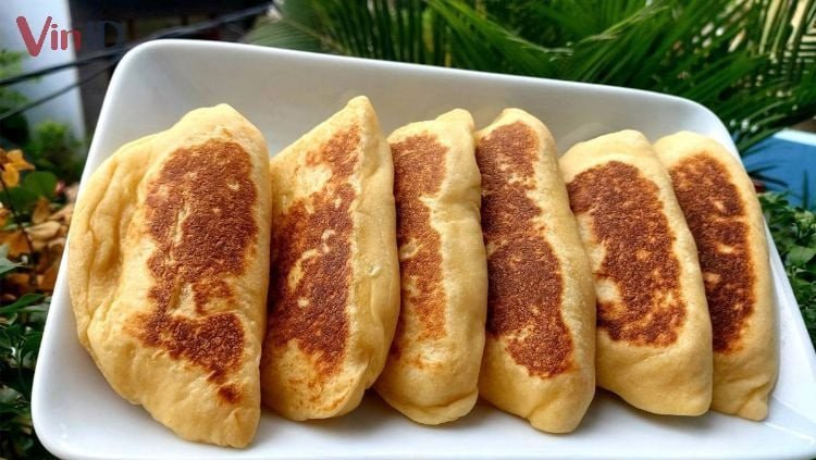 Thành phẩm bánh mì trứng sữa nướng