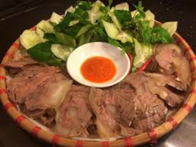 Thành phẩm nạm bò nấu sẵn sàng thưởng thức