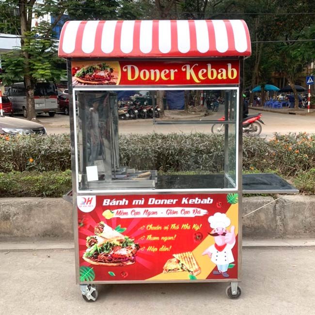 Thiết kế đa dạng của xe đẩy bánh mì có lò nướng