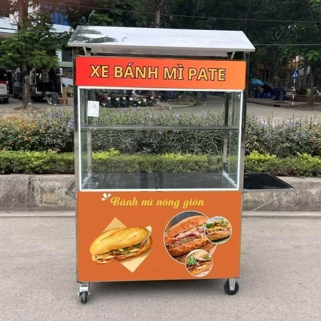 Thiết kế mẫu dán decal với hình ảnh sinh động về bánh mì