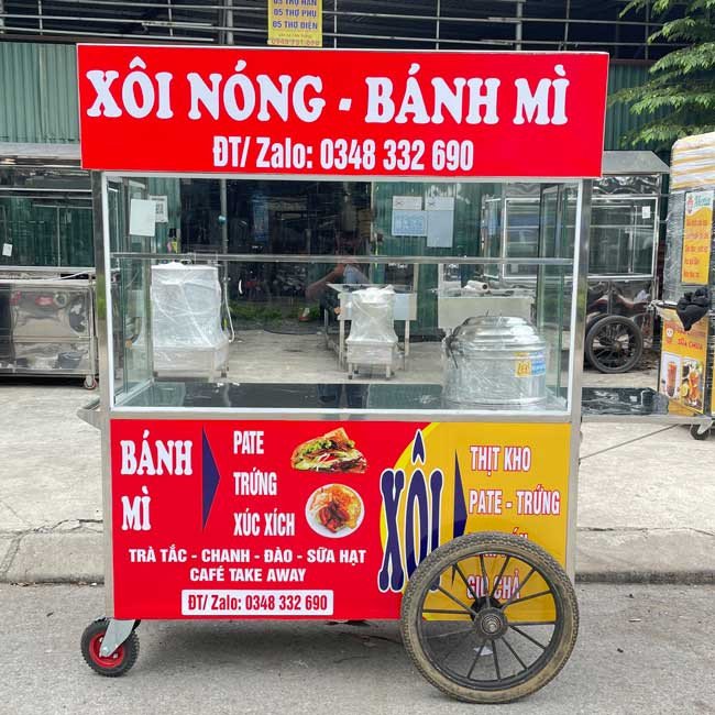 Thông điệp rõ ràng trên tủ bánh mì giúp thu hút khách hàng