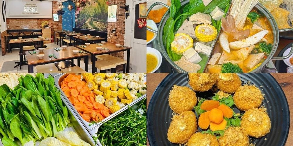 Thực đơn đa dạng tại Nhà hàng chay Mani Phú Nhuận