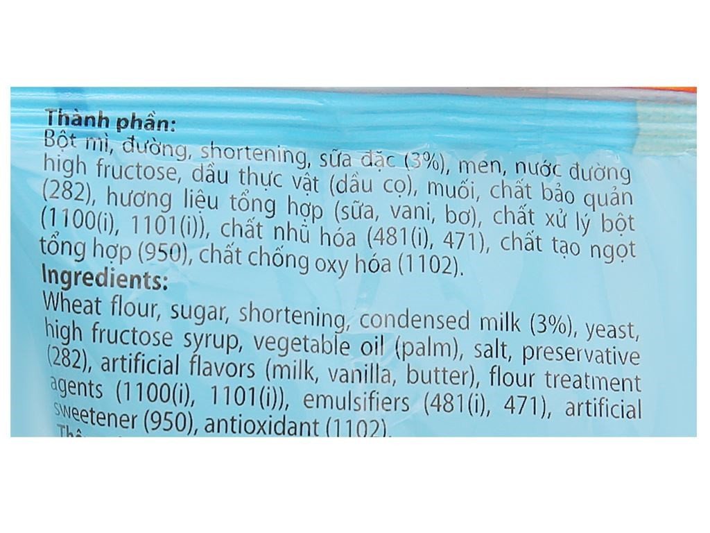 Thùng bánh mì Kinh Đô cung cấp năng lượng