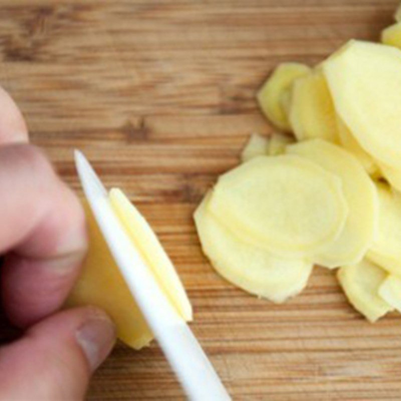 Toàn bộ nguyên liệu sơ chế cho món cà ri dê bánh mì