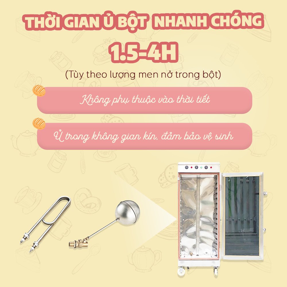 Tủ ủ bột công nghiệp