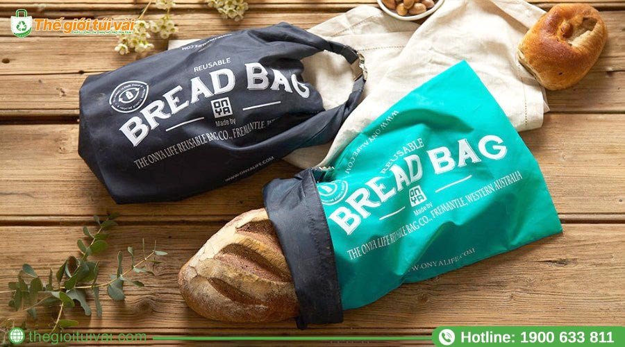 Túi đựng bánh mì chất liệu vải không dệt