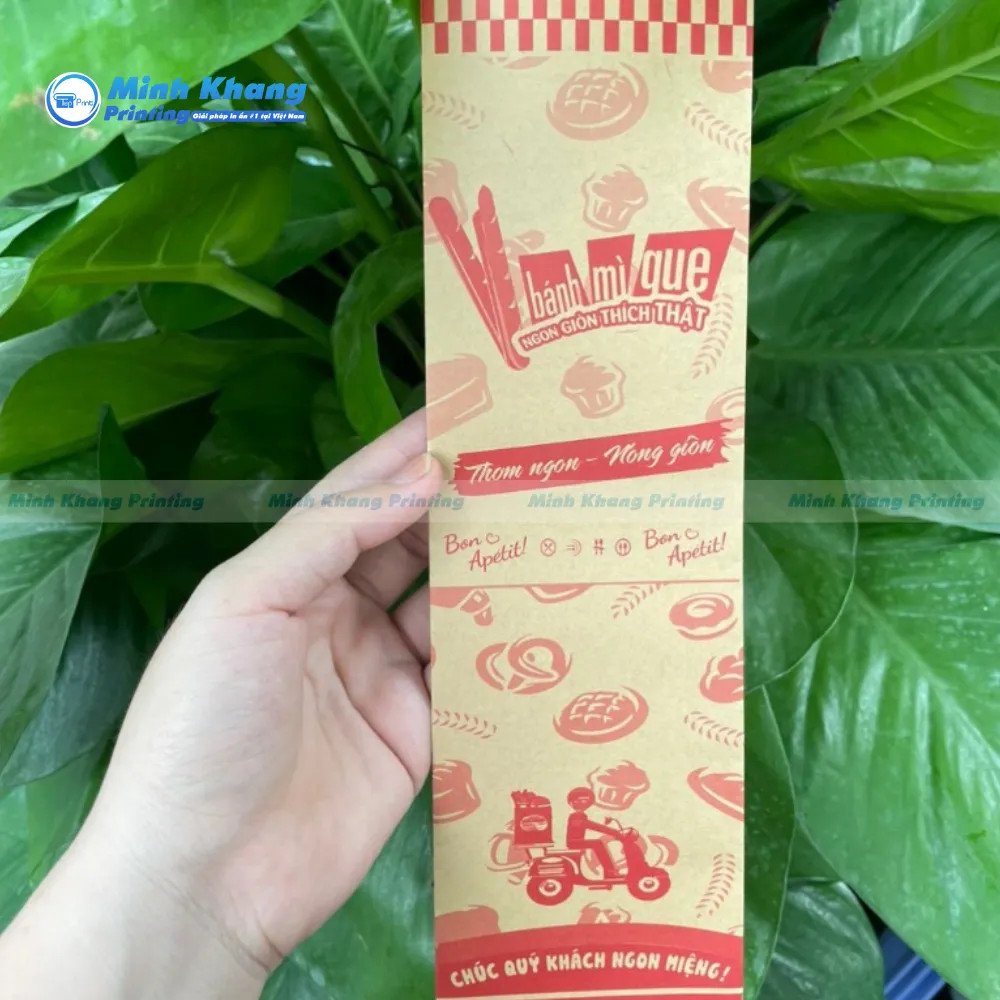 Túi đựng bánh mì que bằng giấy