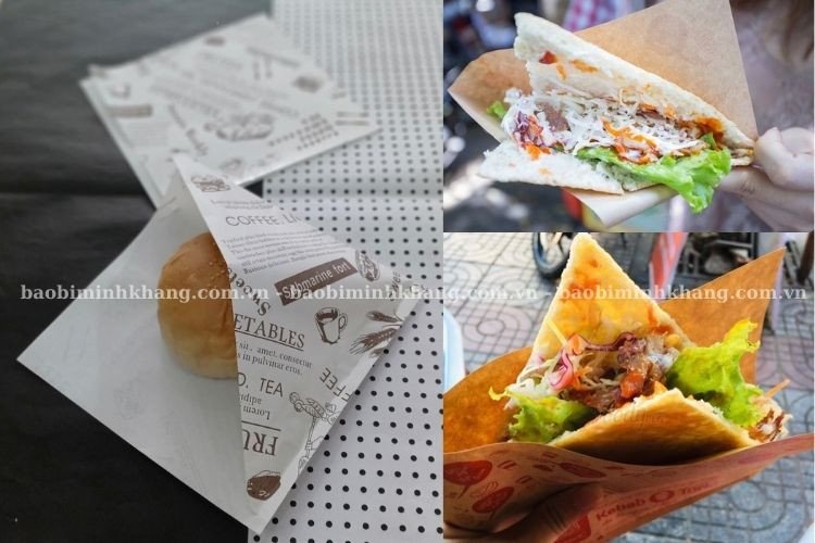 Túi giấy chuyên dụng cho bánh mì sandwich tiện lợi