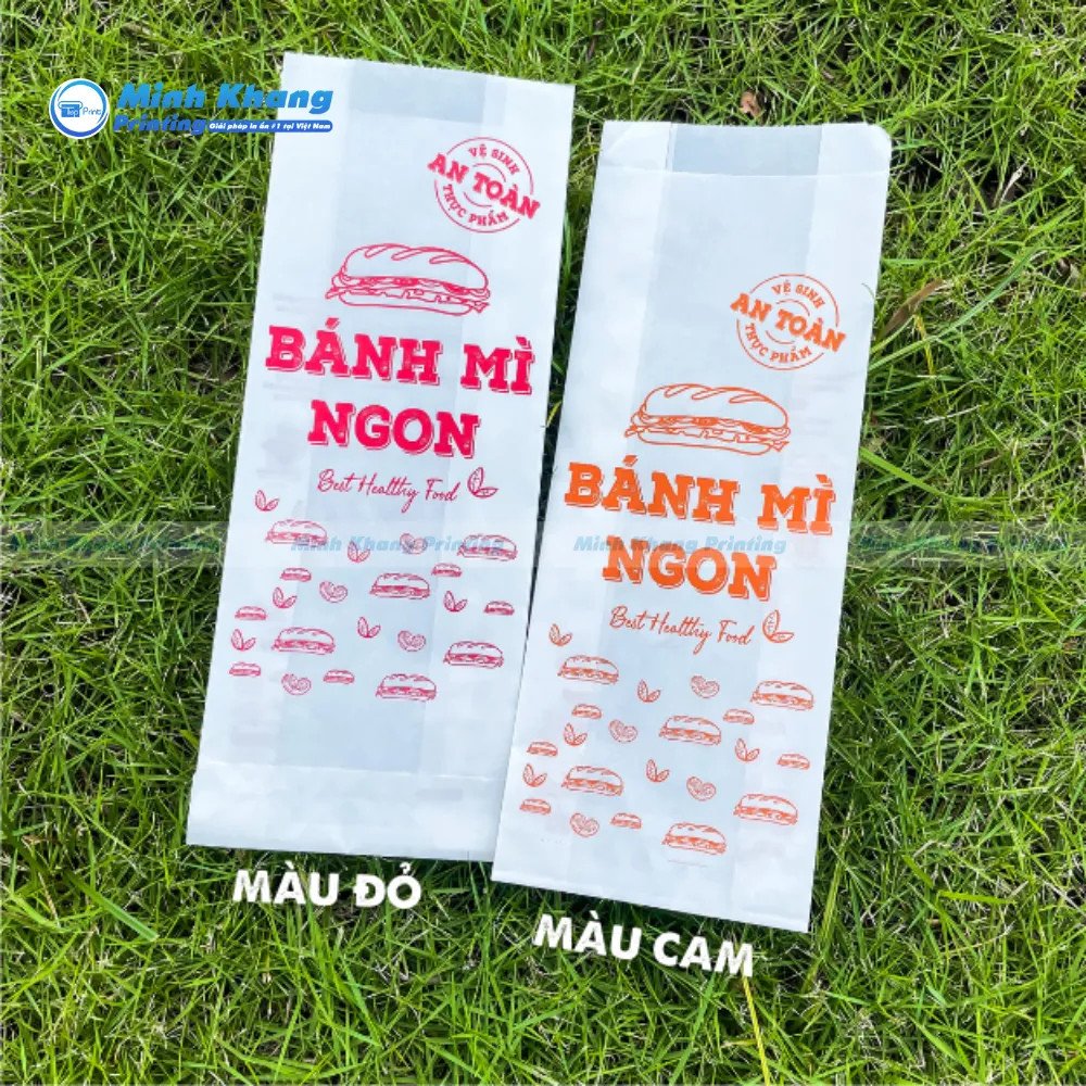 Túi giấy đựng bánh mì kẹp