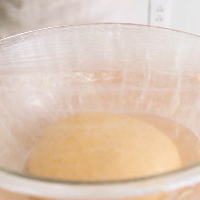 Ủ bột bánh mì cuộn len lần một