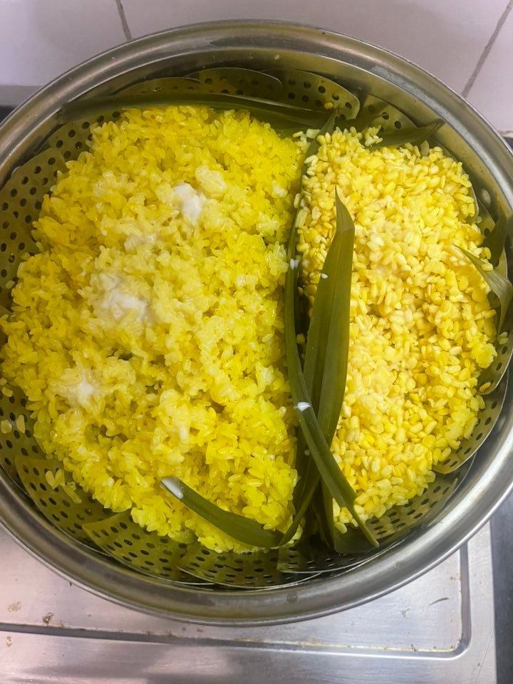 Cách nấu xôi nghệ tươi vàng óng, đậm vị truyền thống dễ làm