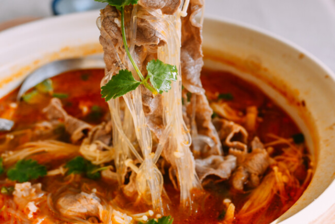 Canh miến cà chua bò 22
