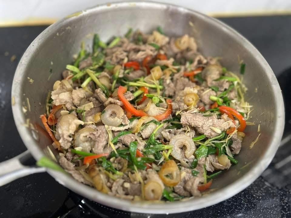 Công thức cách nấu kỳ đà xào lăn ngon chuẩn nhà hàng