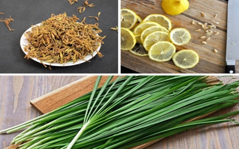 Bài thuốc lá hẹ hoa đu đủ đực hạt chanh