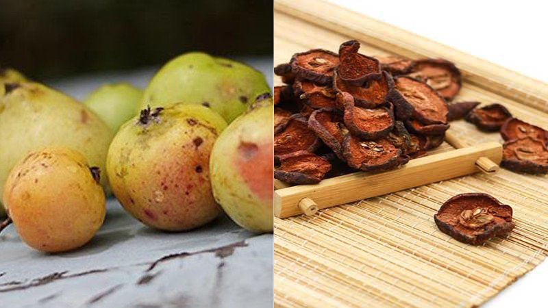 Bạn có thể dùng loại quả táo mèo ở dạng tươi hoặc dạng khô