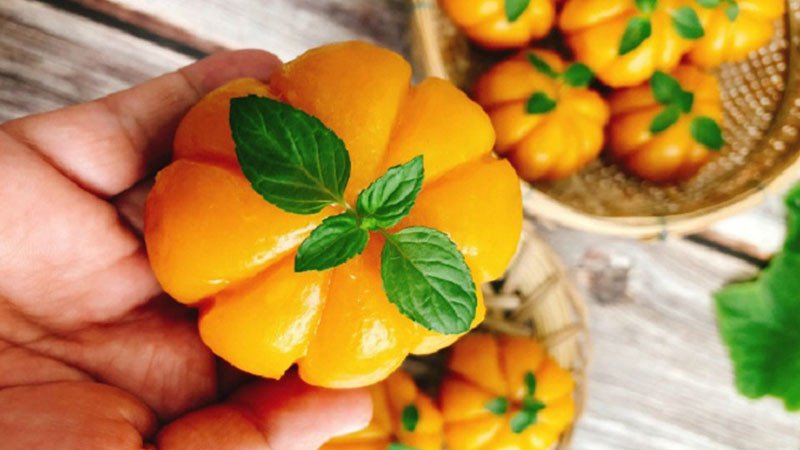 Bánh bí đỏ - một cách làm bánh từ bột gạo đơn giản, tốt cho sức khỏe