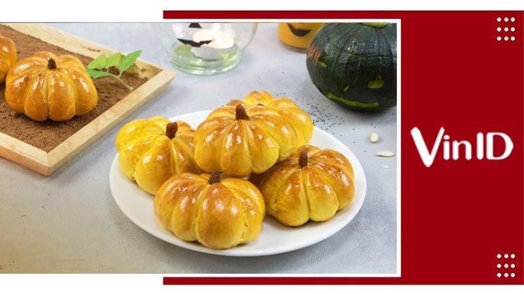 Bánh bí đỏ nướng kiểu bánh bông lan, xốp mềm