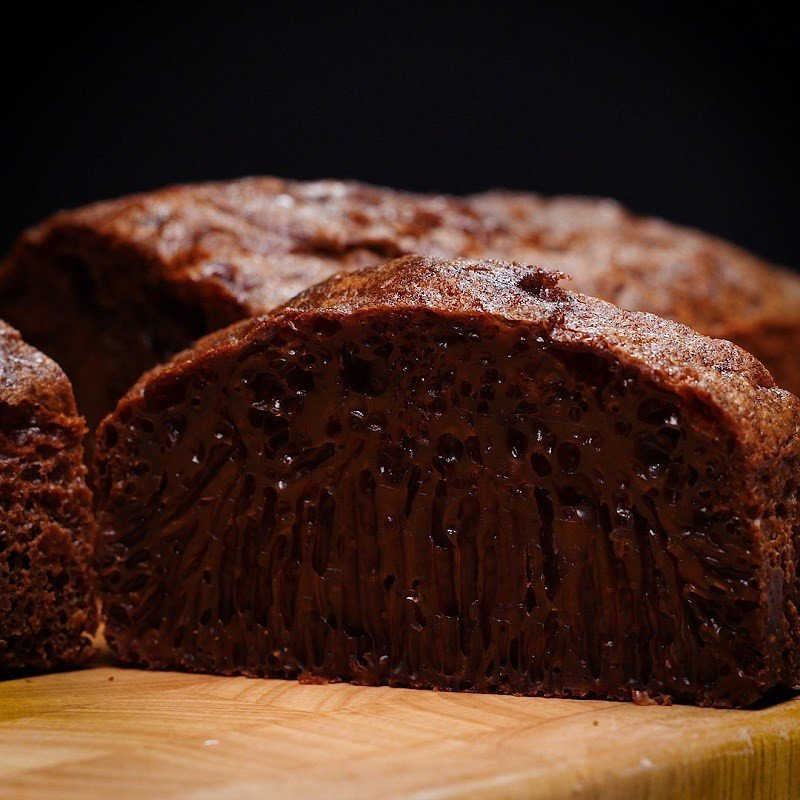 Bánh bò thốt nốt nướng vàng đẹp mắt