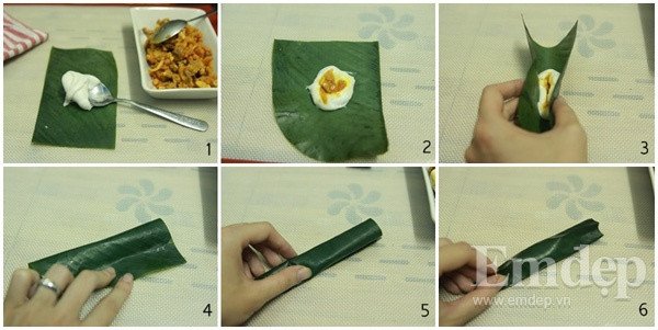 Bánh bột lọc Huế sau khi hấp chín, trong veo