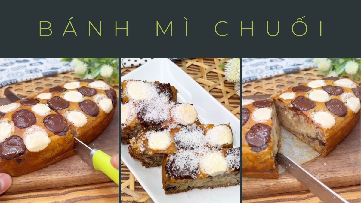 Bánh chuối bột mì với công thức đặc biệt từ TikTok