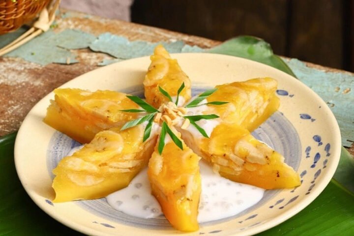 Bánh chuối hấp dẻo thơm