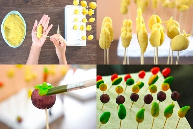 Bánh đậu xanh trái cây đẹp mắt được cả trẻ nhỏ lẫn người lớn đều yêu thích