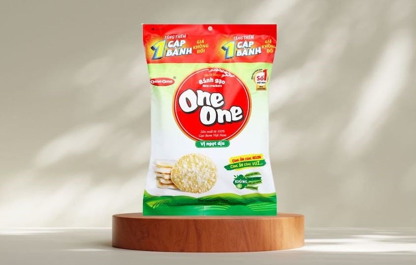 Bánh gạo One One cung cấp năng lượng và dưỡng chất thiết yếu cho cơ thể.