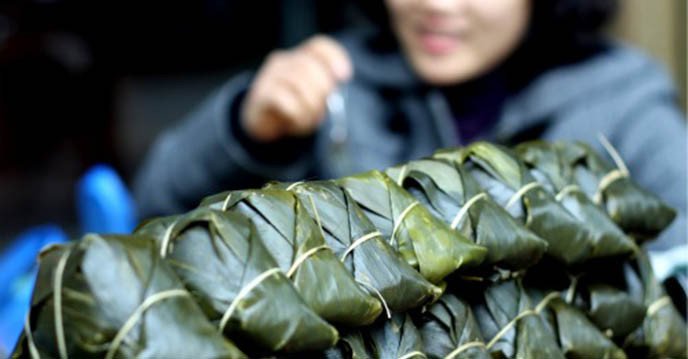 Bánh gio mật mía thanh mát truyền thống