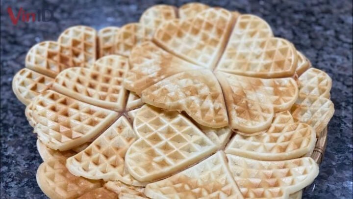 Bánh kẹp nước cốt dừa truyền thống giòn rụm