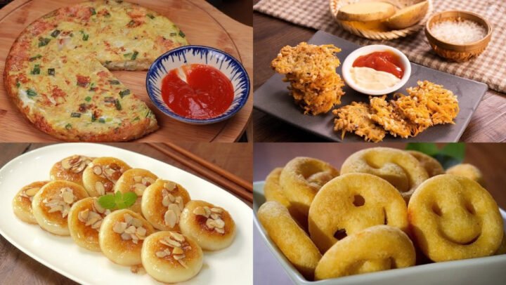 Bánh khoai tây chiên vàng giòn thơm ngon