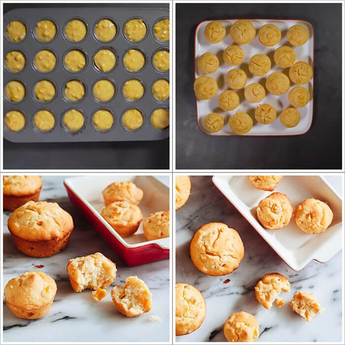 Bánh muffin bắp thơm ngon mới ra lò